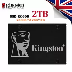 Kingston SSD Solid State Drive 256GB 512GB 1TB 2TB 2.5" SATA Laptop Desktop Lot - Picture 1 of 13