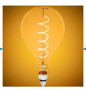LED Droplet Filament Light Bulb - 4W - 120V - BULBRITE-776300 - Picture 1 of 3