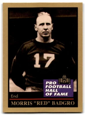 1991 ENOR Pro Football HOF Red Badgro New York Giants #5 - Image 1 of 2