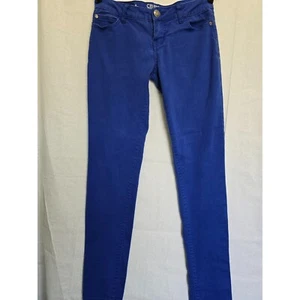 Celebrity Pink Jeans Low Rise Skinny Cobalt Blue Size 3 - Picture 1 of 11