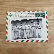 NEW YORK YANKEES Season's Greetings 2004 Upper Deck Oversize Postcard Box Topper