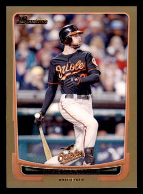 2012 Bowman Gold #131 Nick Markakis - Image 1 of 2