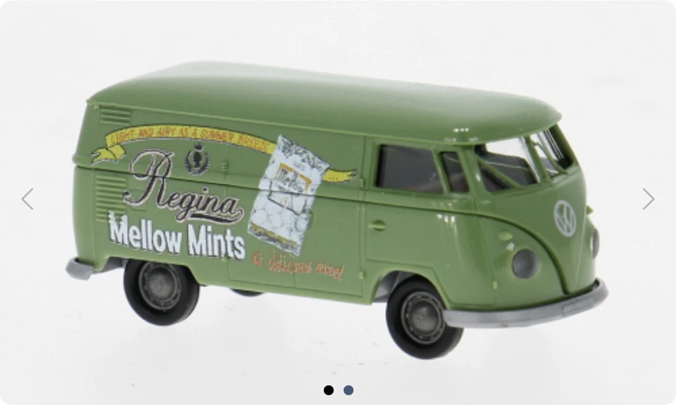 Brekina 32305 VW T1B Furgone, 1960, Regina Mellow Mints, H0, Nuovo 2025 - Immagine 1 di 1