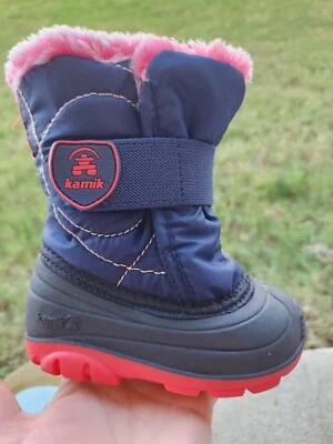 Kamik Snowbug "Azul/Rosa" Niñas Niño 5C Foto 1 de 4