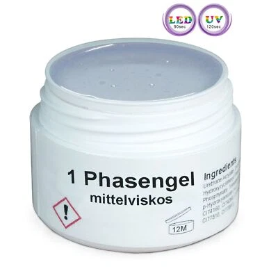 GS-Nails 1 Phasen UV-Gel Klar mittelviskos Gilb-Stop !!  Made in Germany - Bild 1 von 4