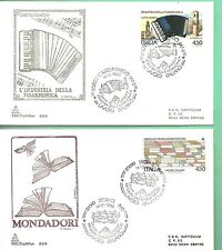ITALIA BUSTE CAPITOLIUM  1989 FISARMONICA CASTELFIDARDO MONDADORI SEGRATEFDC