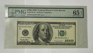 U.S. - Series 1999 $100.00 Federal Reserve STAR Note (PMG Gem Unc 65 EPQ) - Picture 1 of 2