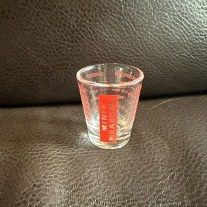 Mini-Measure Shot Glass 2.25X2 INCHES CLEAR EMBOSSED - Picture 1 of 10