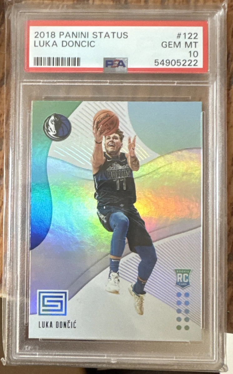 Luka Dončić 10 Graded Rookie Basketball Trading Cards