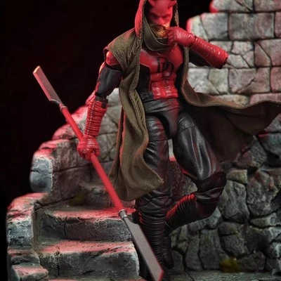 1/12 Custom Cape Cloak Outfit For 6'' ML Daredevil Action Figure Body（No Figure） - Image 1 of 4