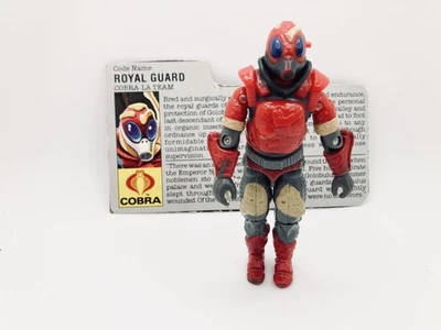 Guardia Real con tarjeta V1 G.I. Figura de acción Hasbro Joe 1987 vintage Foto 1 de 4