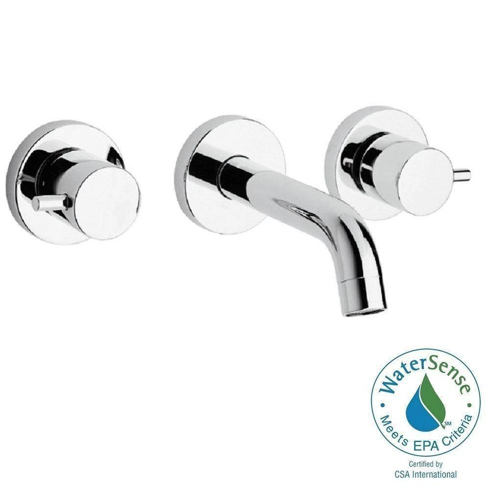 LaToscana 78CR207 Elba 8 pulgadas Grifo de baño de arco medio de 2 manijas en cromo Foto 1 de 1