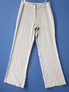 KENAR Wide Leg pants women's 10 Cream Beige Clasp dress Business casual - Picture 1 of 11