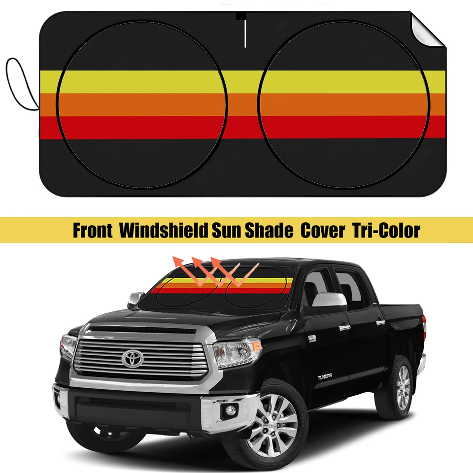 Para Toyota Tundra Accesorio Parabrisas Coche Parasol Bloque UV Cubierta Ventana Foto 1 de 4