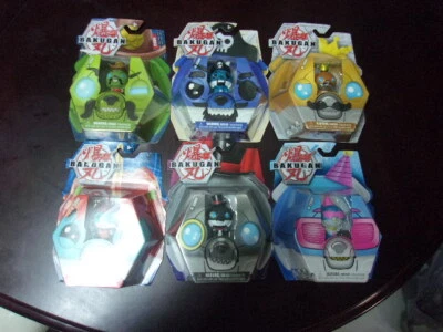 BAKUGAN~CUBBO~SET of 6~PIRATE~MAGICIAN~DRAGONOID~PARTY~SHERIFF~KING~NIP~ALL 6 - Image 1 of 4