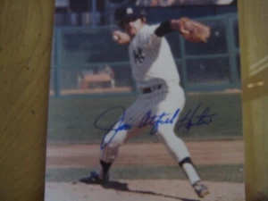 Jim Catfish Hunter Signed 8 x 10 Photo Autograph Yankees - Picture 1 of 3