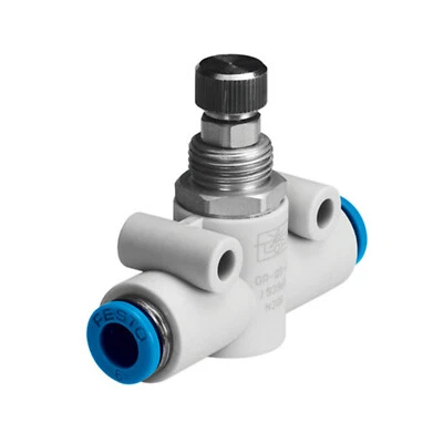 Válvula de control de flujo unidireccional FESTO GR-QS-6 193969 nueva Foto 1 de 4