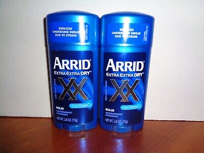 2 Arrid XX Extra Extra Dry Cool Shower Solid ...