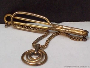 Anillos de cadena de eslabón de colección con cierre de caja radio tono dorado superior barra de alambre decorativo - Imagen 1 de 8