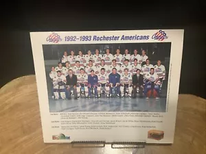 1992-1993 Rochester Americans Teamfoto Olaf Kolzig AHL - Bild 1 von 3