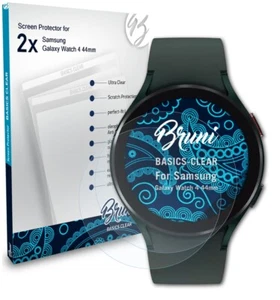 Bruni 2x Écran protecteur pour Samsung Galaxy Watch 4 44mm Protecteur d'écran - Photo 1 sur 4