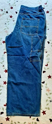 OPEN TRAILS  2 Pair Jeans Men's 40x30 Blue Painter Carpenter Pants - Image 1 of 4