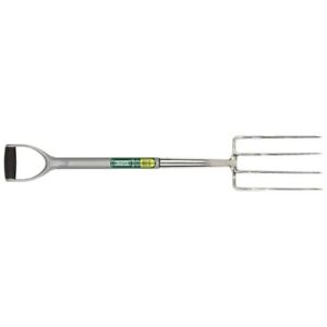Draper Stainless Steel Garden Fork With Soft Grip Handle 83755 