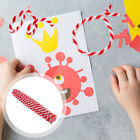 50 Zweifarbige Chenille-Sticks für Kinder - Weihnachts-DIY-Spielzeug