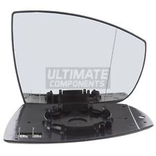 Wing Mirror Glass Ford Grand C-Max Mk2 2010-> Aspherical Heated Drivers Side