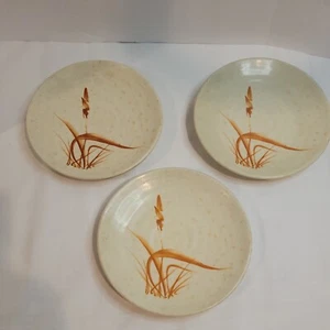 3 Yanko Orchis Melamine Golden Orange Cream  Wheat Plate 9.5" - Picture 1 of 2