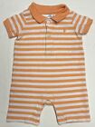 Ralph Lauren Baby Jungen orange weiß gestreift einteilig Shorts Poloshirt Gr. 6M