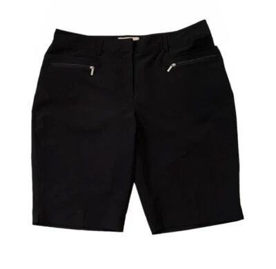 Pantalones cortos de golf Sport Haley para mujer negros activos talla 8 Foto 1 de 4