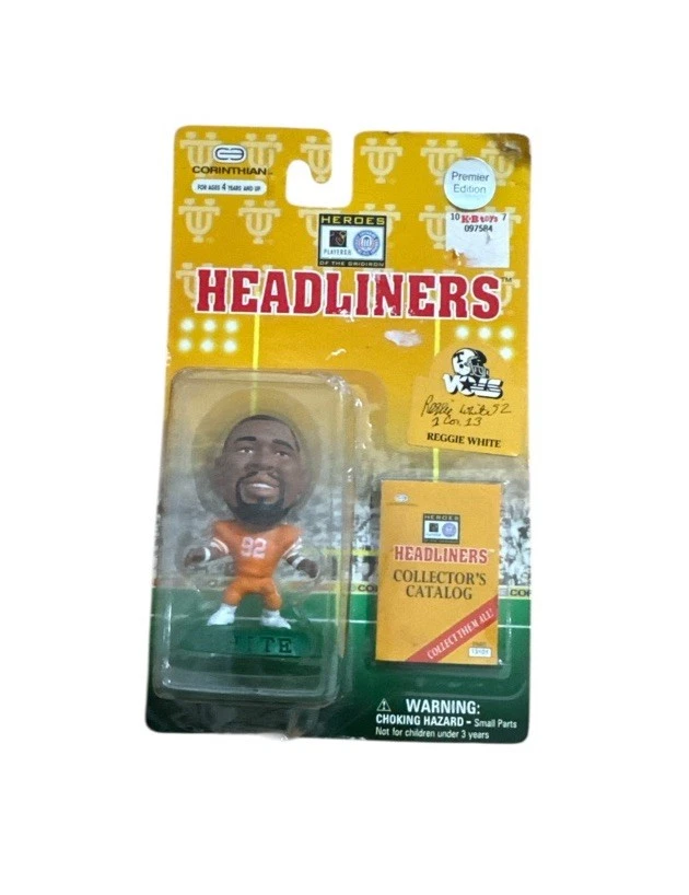 Minifigura Corinthian Headliner 1996 Reggie White College edición Premier Foto 1 de 1