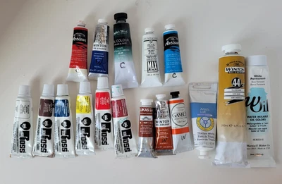 Pintura al óleo Bob Ross más Masters Touch, Windsor Newton, Grumbacher, Gamblin, etc. Foto 1 de 4