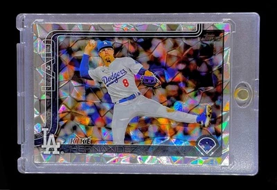 REFRACTOR DE HIELO AGRIETADO KIKE HERNANDEZ RARO 2025 TOPPS SERIE 2 HOLO SP - DODGERS Foto 1 de 4