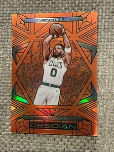 2024-25 Obsidian Basketball Jayson Tatum Orange Flood /125 Celtics š„ - Picture 1 of 2