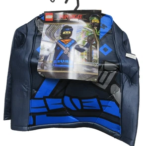 LEGO Ninjago Azul Ninja Rayo Guerrero Jay Niños Disfraz de Halloween L 10-12 Nuevo - Imagen 1 de 10