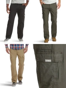 New Wrangler Men's Relaxed Fit Cargo Pant with Stretch All Sizes - Picture 1 of 21