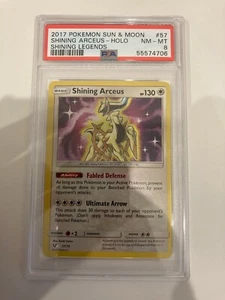 PSA 8 Near Mint - Mint Shining Rare Shining Arceus - Shining Legends 57/73 - Bild 1 von 2