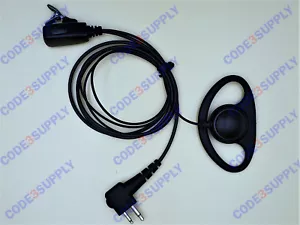 Microfono risvolto pezzo auricolare stile D pulsante per parlare per sostituire Motorola 56517 - Foto 1 di 7