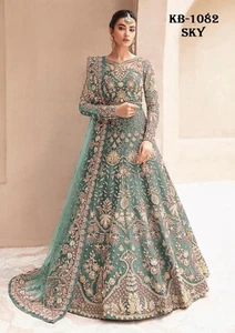 VESTIDO DE TRAJE INDIO PAQUISTANÍ ÉTNICO ANARKALI SALWAR KAMEEZ DISEÑADOR BOLLYWOOD - Imagen 1 de 1