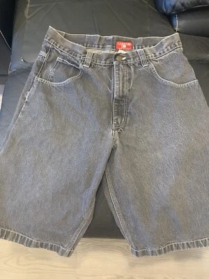 Vintage Y2K Platinum Fubu Fat Albert (Rudy)Jean Shorts Jorts Baggy Men’s Size 36 - Image 1 of 4