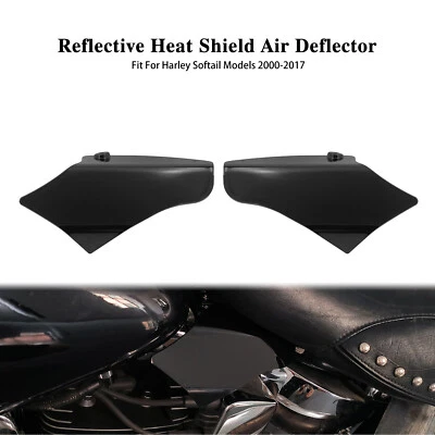 Defletor de ar quadro médio protetor térmico adequado para Harley Softail 2000 - 2017 Fatboy - Imagem 1 de 4