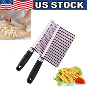 Crinkle Chopper, Wellige Kartoffel Seife Schneidewerkzeug Pommes Frites Schneider USA - Bild 1 von 10
