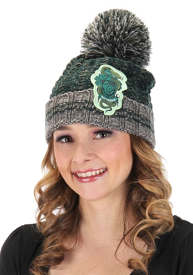 Slytherin Heathered Pom Beanie - Image 1 of 1