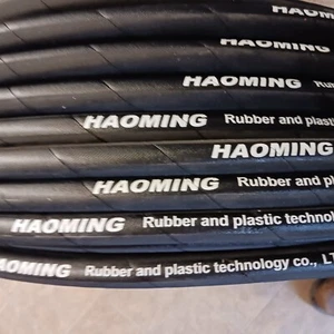 Haoming Gummi & Kunststoff Tech 3/8 Zoll Hydraulikschlauch 10-2-53MPA XK13-022-00383 40' - Bild 1 von 5