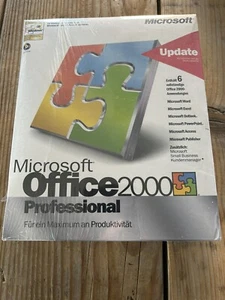 Office Professional 2000 Retail, Deutsch, Vollversionbundel mit MwSt Rechnung - Afbeelding 1 van 2