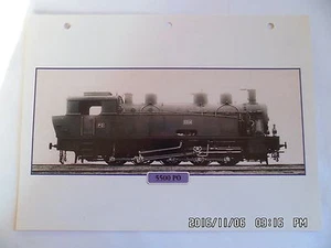CARTE FICHE TRAIN 5500 PO - Picture 1 of 1