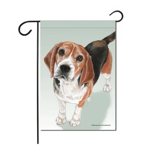 "Bandiera giardino Beagle doppio lato 12"" x 17" - Foto 1 di 1