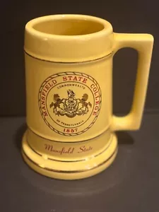 Vintage Mansfield State College Tankard Mug Ceramic American Decorators - Picture 1 of 8